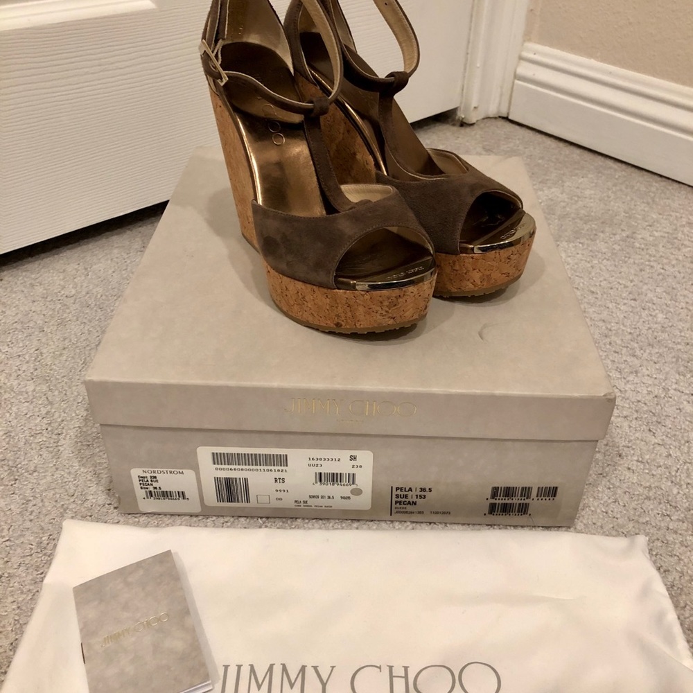 Jimmy Choo Peja Wedge size 6.5